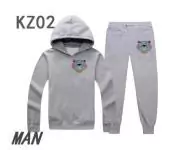 survetement kenzo pantalon en coton avec long sleeved in kz201849 for homme